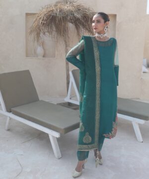 Emerald Summer Collection Dress of Kuts by Mahwish