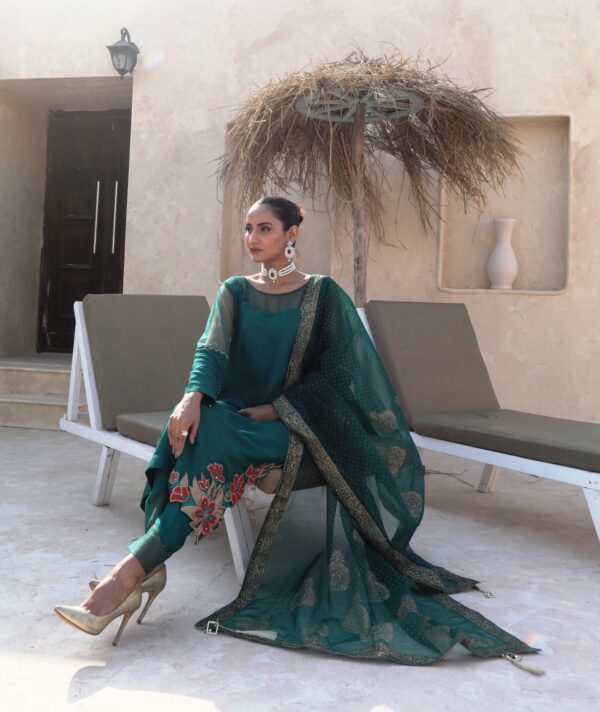 Emerald Summer Collection Dress of Kuts by Mahwish